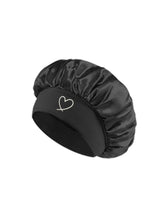 HSF Marketplace satin sleep bonnet for women with fashionable wide brim for hair protection