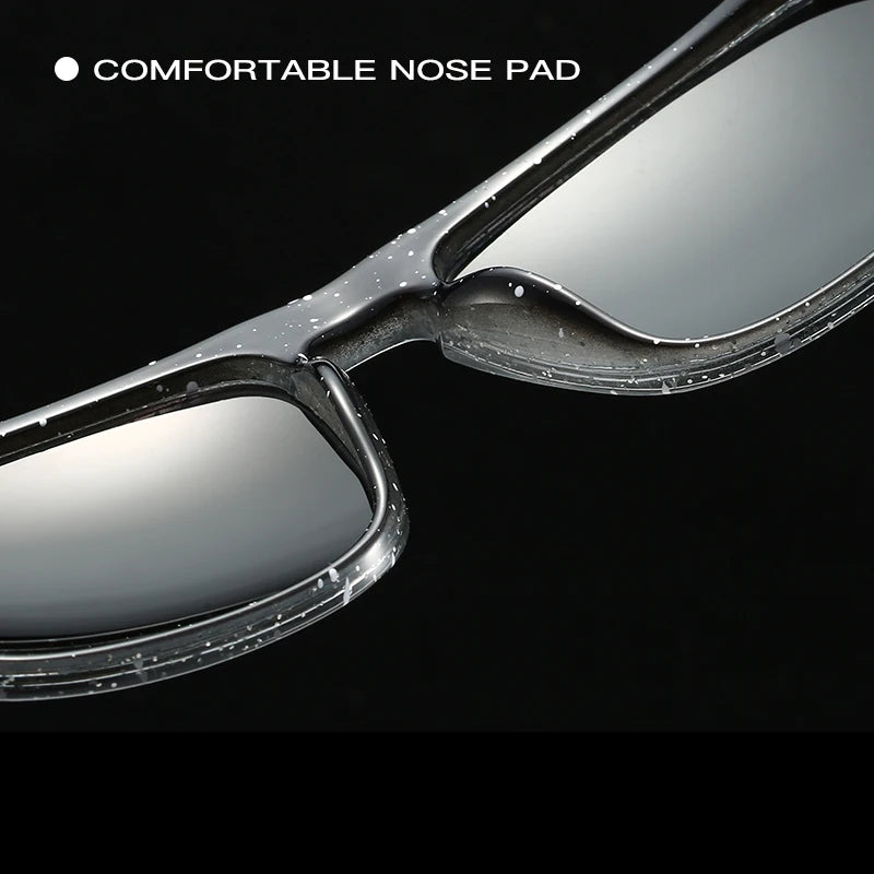 Unisex 2026 Karos sunglasses by HSF Marketplace with square vintage style, UV400 polarized lenses and classic design.