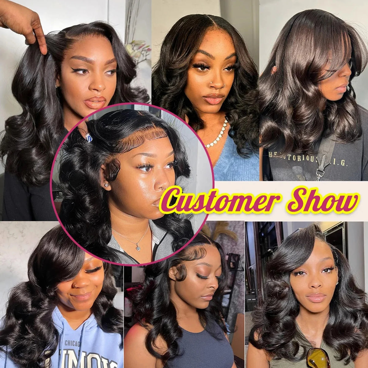 12A Double Drawn Human Hair Bouncy Wave 13x4 Lace Front Wigs 250 Density Vietnamese Hair Wear and Go Glueless Curly Wig