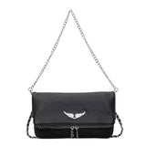 Small square crossbody bag for women with retro chain design, HSF Marketplace handbag