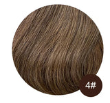 7-piece clip-in human hair extensions, natural straight Remy hair wefts in 12–26 inch lengths