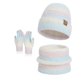 Women's winter cap, gloves and scarf set with fleece lining by HSF Marketplace