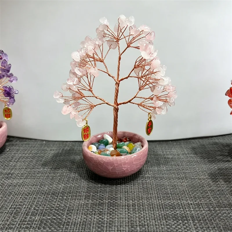 Natural Crystal Tree Quartz Stone Decor for Home Home decorations Gift