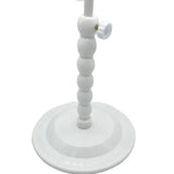 Threaded Mushroom Wig Stand Lifted and Lowered 30-48cm Wig Stand with Lace Head Model Wig Hat Hair Display Stand Holder