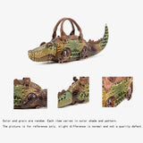 Luxury designer women's handbag in PU leather with a humorous shape, high-quality handmade shoulder purse by HSF Marketplace.