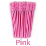 50-piece HSF Marketplace eyelash brush set for false eyelash extensions and makeup application
