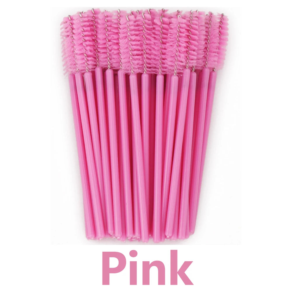 50-piece HSF Marketplace eyelash brush set for false eyelash extensions and makeup application