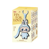 POP MART LABUBU THE MONSTERS PIN FOR LOVE Series vinyl plush pendant blind box collectible figure