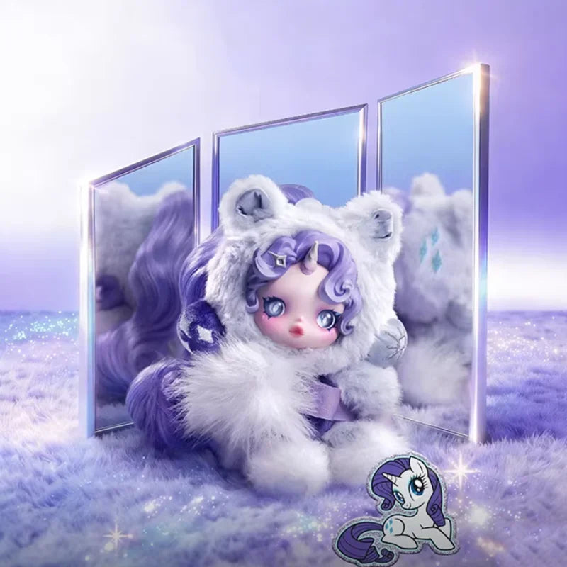 SKULLPANDA My Little Pony series plush doll pendant collectible figure in mystery blind box packaging