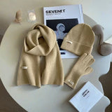 Winter knit scarf and gloves set for men and women by HSF Marketplace