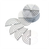 10pcs Fashion Easy Tools Heat Scalp Protector Shields For Hair Extension Useful Styling Tools Hair Heat Fusion Template Disk