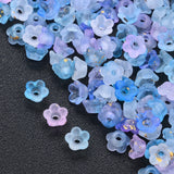 Multicolor Lily of the Valley beads for DIY jewelry making, displayed as colorful hair styling beads