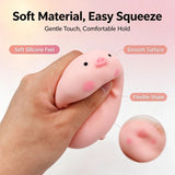 Cute pig squishy sensory toy for stress relief and tactile play, HSF Marketplace brand