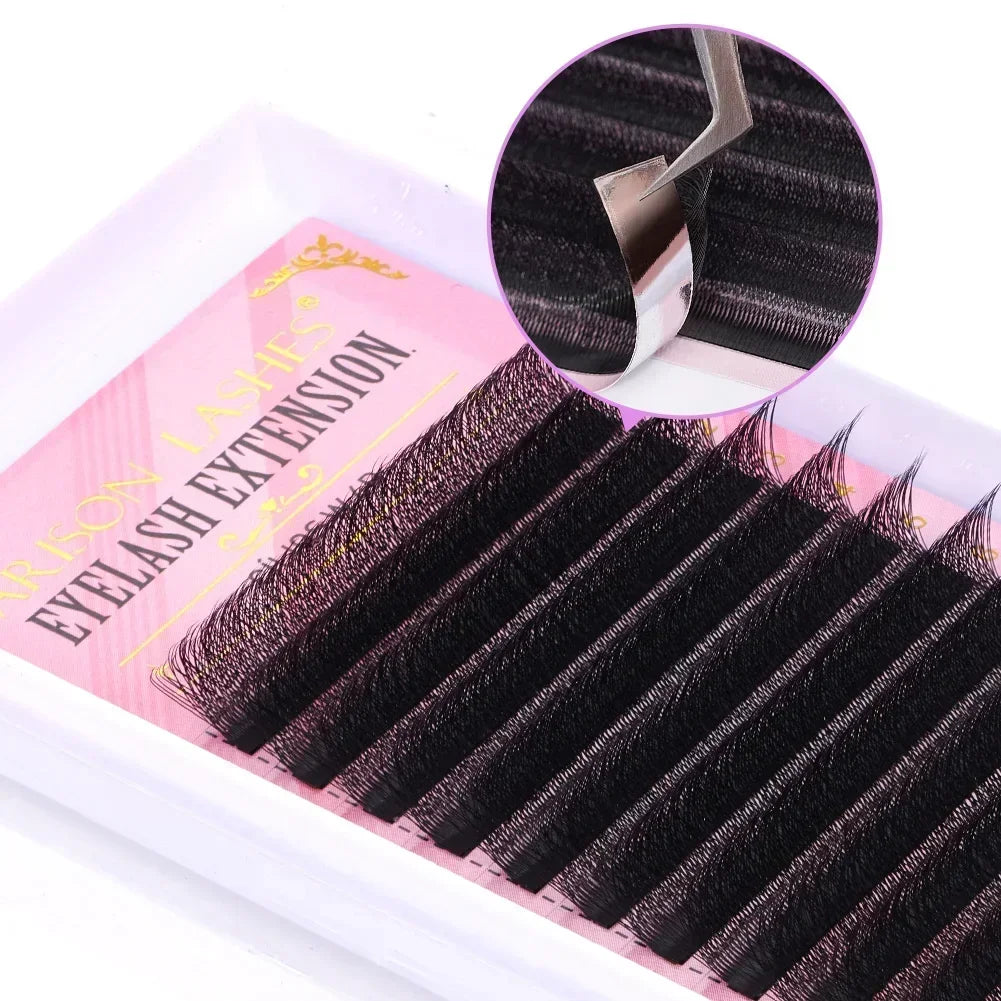 Arison 3D-6D W-shape false eyelash extensions for creating volume fans