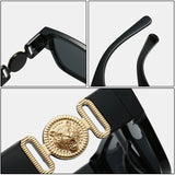 Luxury vintage square HSF Marketplace sunglasses for men and women, 2026 style