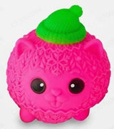 Schylling Needoh Squishmas Knittens sensory squeeze toy by HSF Marketplace with colorful, soft, squishy design for sensory play