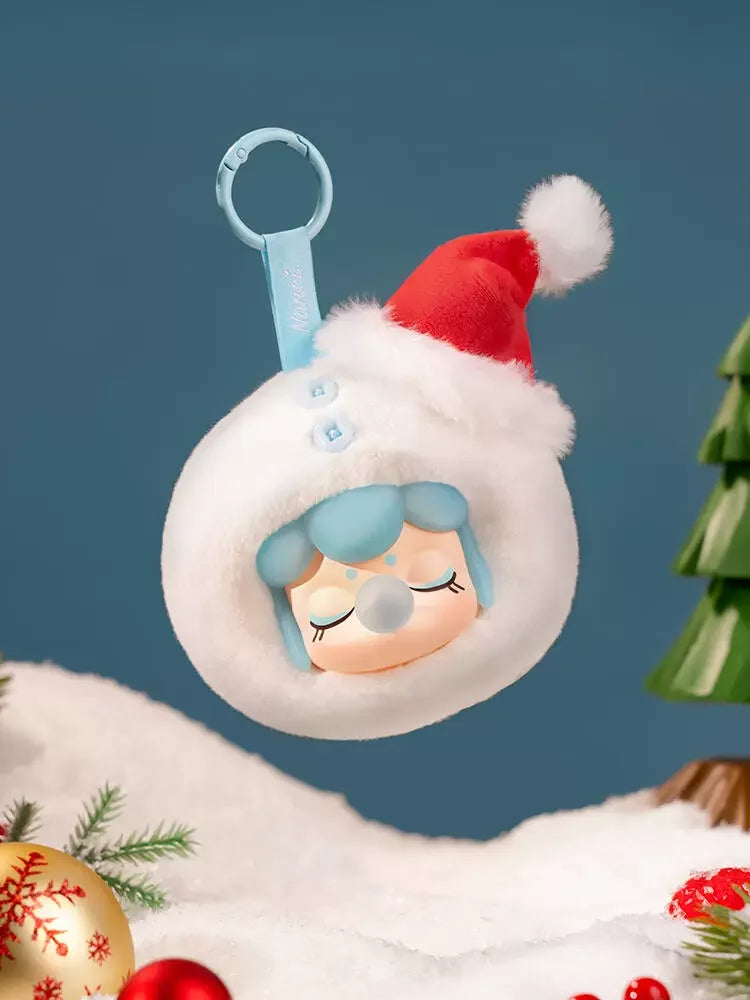Robotime Nanci Christmas plush blind box full set of 4 festive keychain bag charms for girls