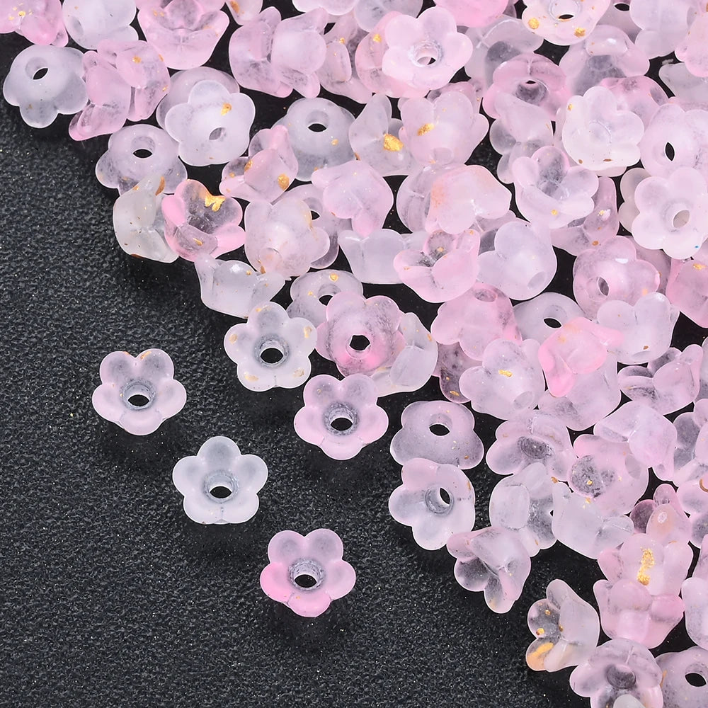 Multicolor Lily of the Valley beads for DIY jewelry making by HSF Marketplace