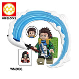 Demon Slayer action figures building bricks blind box collectibles by HSF Marketplace