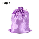 1/5pcs Satin Bags for Packaging Hair Extensions, Bundles, Wigs Soft Silk Pouches With Drawstring for Hair Tools Storage Bags