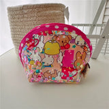 Miffy shell cosmetic bag with quicksand sequins, cute portable handbag by HSF Marketplace