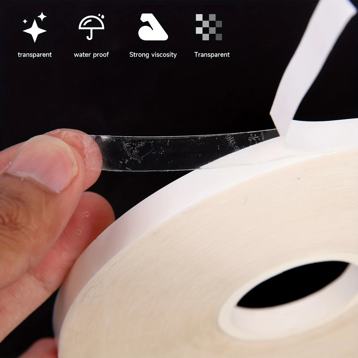 3/12/36yars Ultra Hold Hair System Tape Double Sided Adhesive Tape For Hair Extension Toupee Wig White Tape Strong Hold