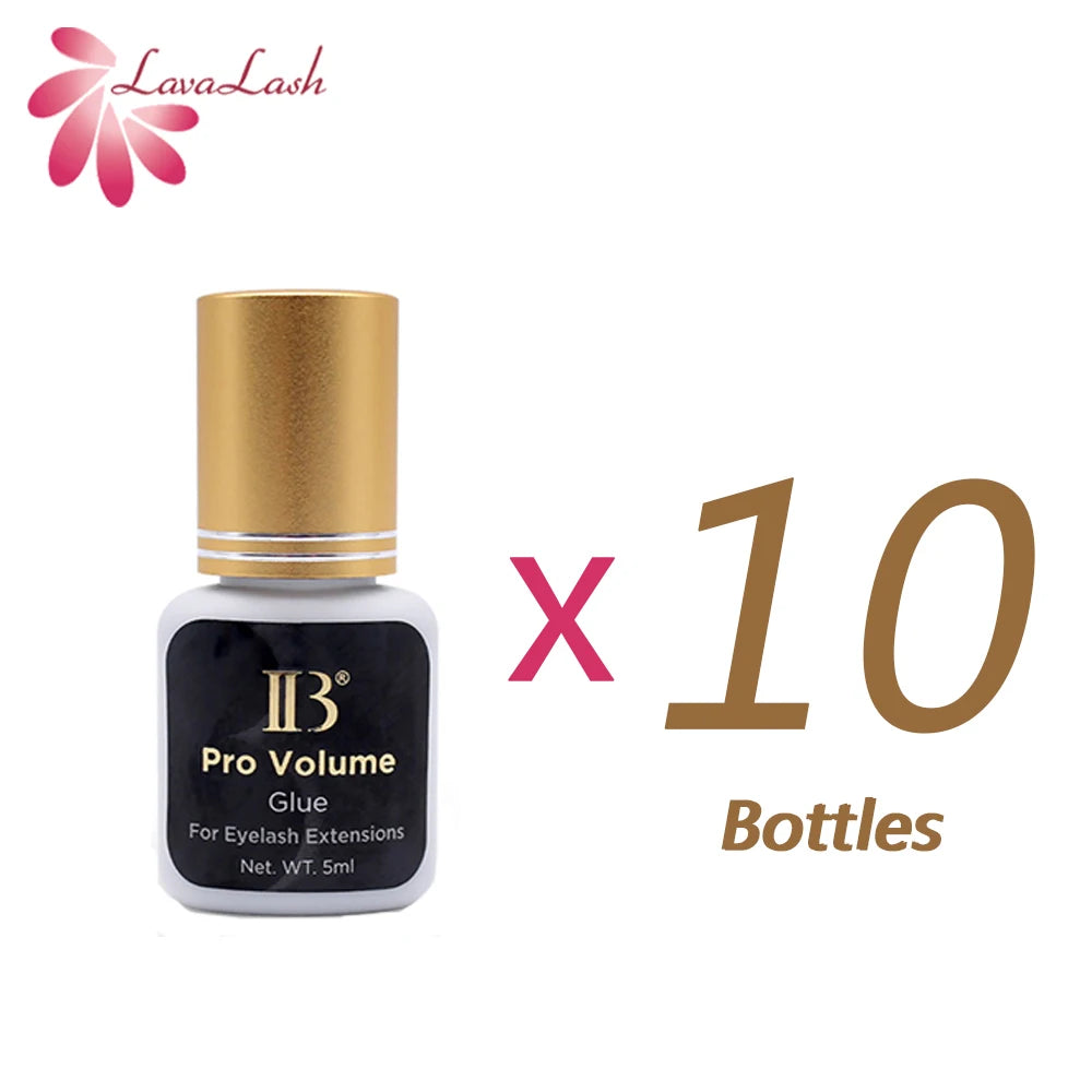 New IB Pro Volume Eyelash Extension Glue 1S Fast Dry Long Last Korea Original Strong Cola 5ml Fake Lashes Adhesive