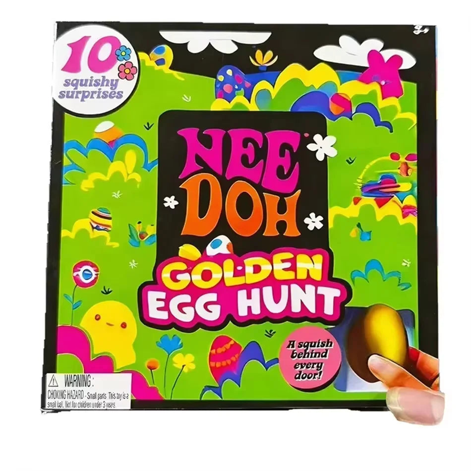 Hot Needoh Advent Calendar sensory toy by HSF Marketplace featuring 24 squishy stress relief squeeze toys for family and friends.