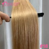 Straight Brazilian Remy human hair wrap-around ponytail extension with clip-in attachment, 12–28 inch, by HSF Marketplace