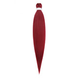 Pre-stretched Braids Hair Professional Itch Free Hot Water Setting Synthetic Fiber Ombre Yaki Texture Braid Hair Extensions