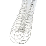 Set of 12 or 6 pairs of simple punk hoop earrings, large round jewelry for women and girls featuring oversized ear hoops.