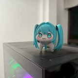 Doro Hatsune Miku Q Version PVC anime action figure, kawaii cartoon desktop decoration toy doll