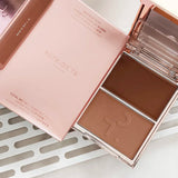 HSF Marketplace 6-color earth-tone eyeshadow palette with light, medium, and deep shades for eye makeup