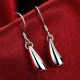 925 sterling silver hoop earrings for women, trendy elegant jewelry piece