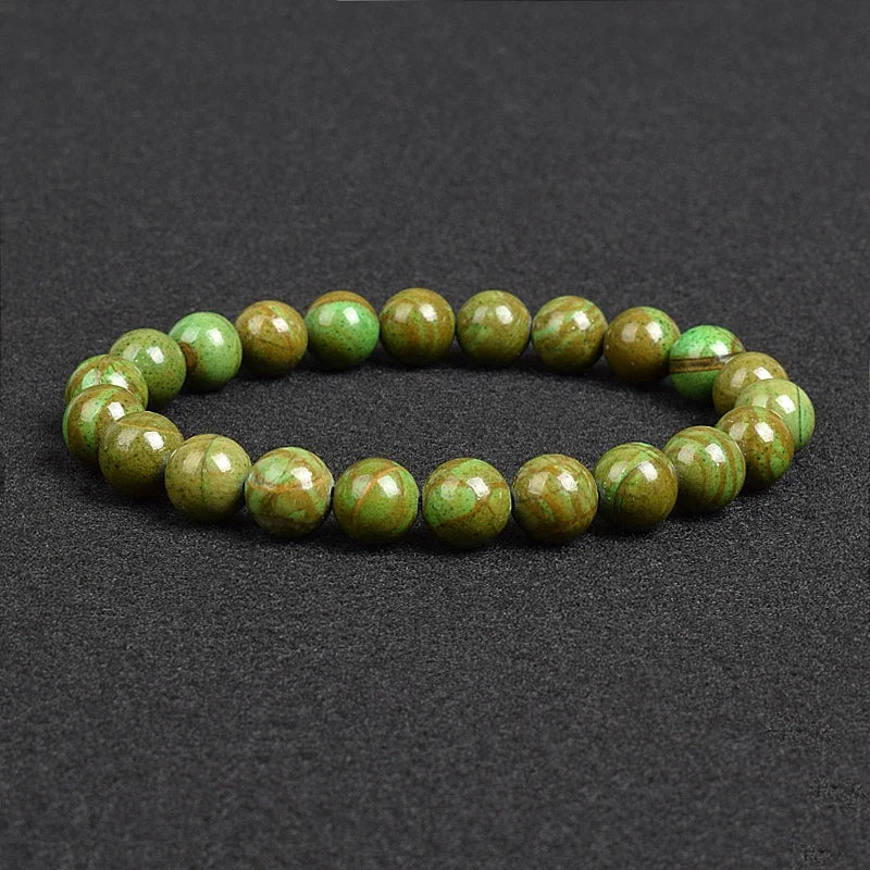 Genuine Natural Stone Bracelet Apatite Lapis Lazuli Agate Crystal Tiger Eye High Quality Gem Beads Bracelet Homme Jewelry Bangle