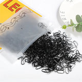 1000pcs/bag Simple Style Cute Mini Small Rubber Band Set Simple High Elasticity Headband Hair Accessories for Girls Rubber