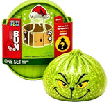 Glitter green dumpling stress relief toy by HSF Marketplace for sensory play, parties, and gifts