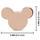 Cute mouse stud earrings for kids and teens, stainless steel jewelry by HSF Marketplace