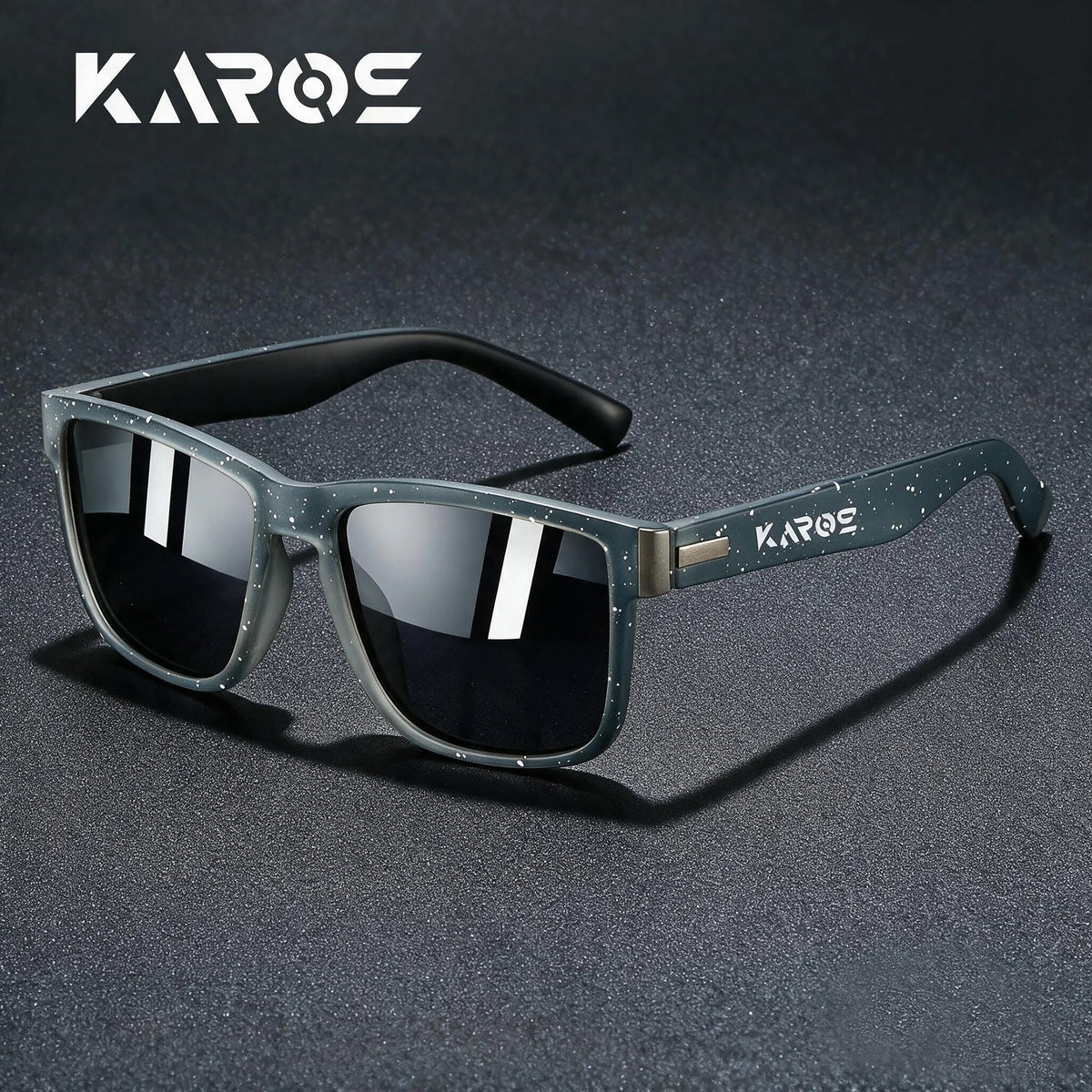 2026 Karos men's polarized fishing sunglasses with TAC lenses, UV400 protection, anti-glare, suitable for cycling, driving, hiking