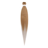 Pre-stretched Braids Hair Professional Itch Free Hot Water Setting Synthetic Fiber Ombre Yaki Texture Braid Hair Extensions