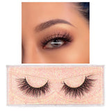 HSF Marketplace 3D mink false eyelashes for daily wear, soft and reusable lash extensions