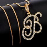 Personalized cursive initial pendant necklace for women, delicate jewelry design close-up