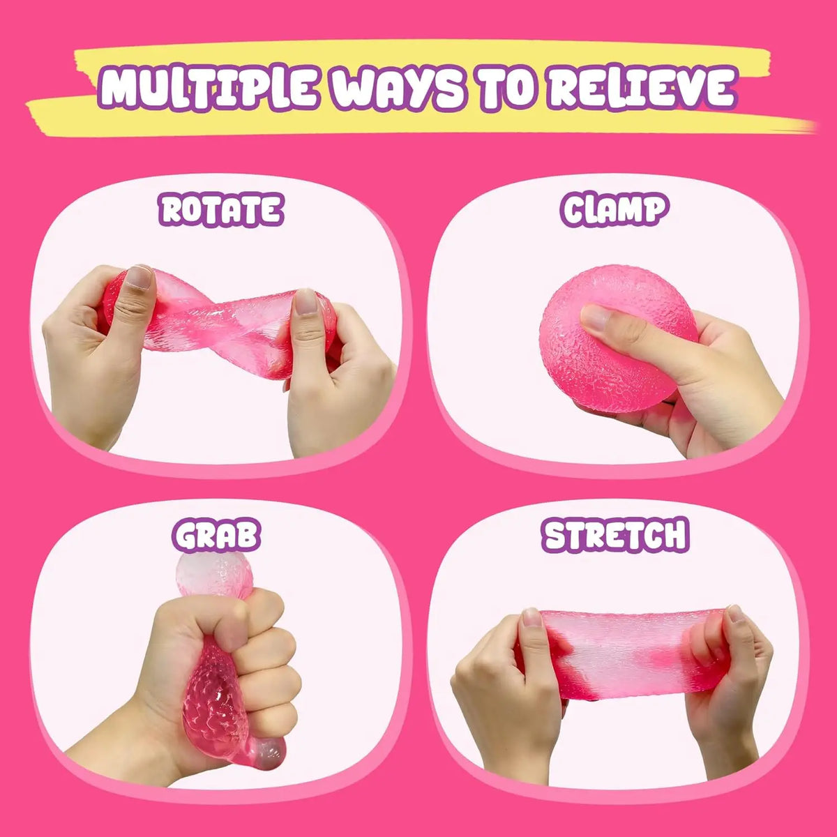 Gumdrops stress balls fidget toys by HSF Marketplace for sensory play and anxiety relief