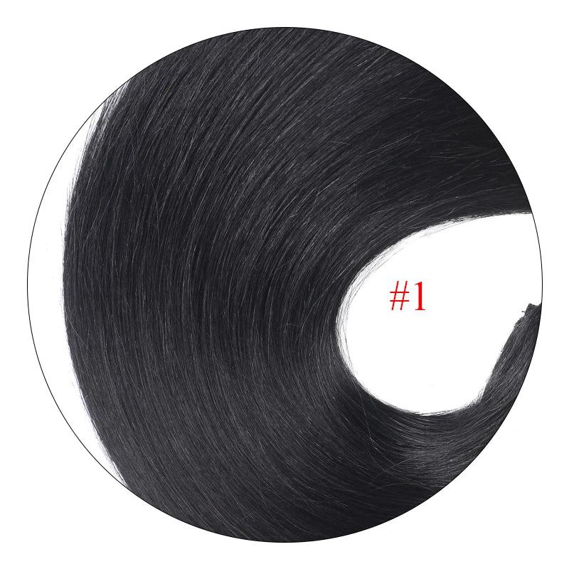 Doreen human hair clip-in ponytail extension, natural Remy hair wrap ponytail piece in 14–24 inch lengths