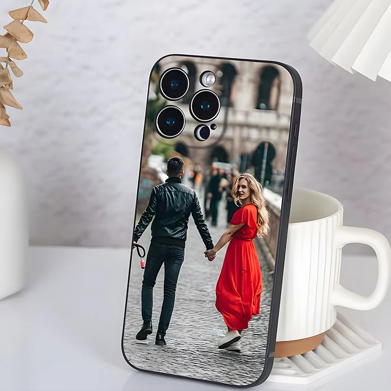 Custom photo soft shockproof phone case for iPhone 11 to 17 by HSF Marketplace