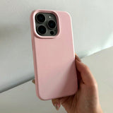 Pink minimalist soft phone case for iPhone 18 to 11 by HSF Marketplace