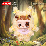 JAKI Bubzy plush blind box keychain, kawaii stuffed animal bag charm collectible figure in mystery packaging