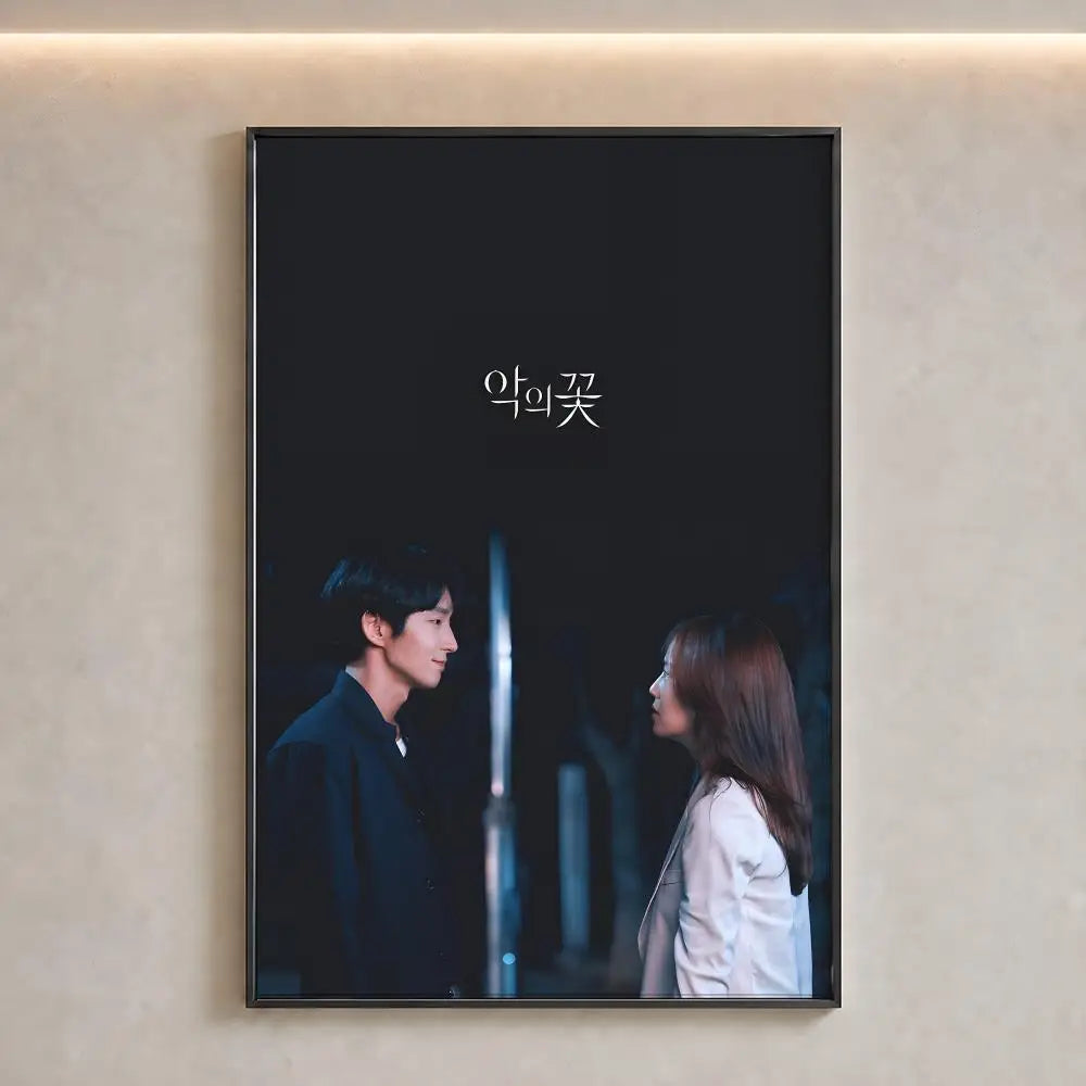 Flower of Evil Korean thriller poster wall decor, drama-themed K-Culture merch by HSF Marketplace