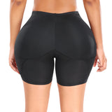 Full buttock padded panties by HSF Marketplace, black shapewear shorts with four thick pads and full coverage