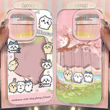 Cute Japan comics phone case for iPhone 17 to 7 models, colorful cartoon design by HSF Marketplace